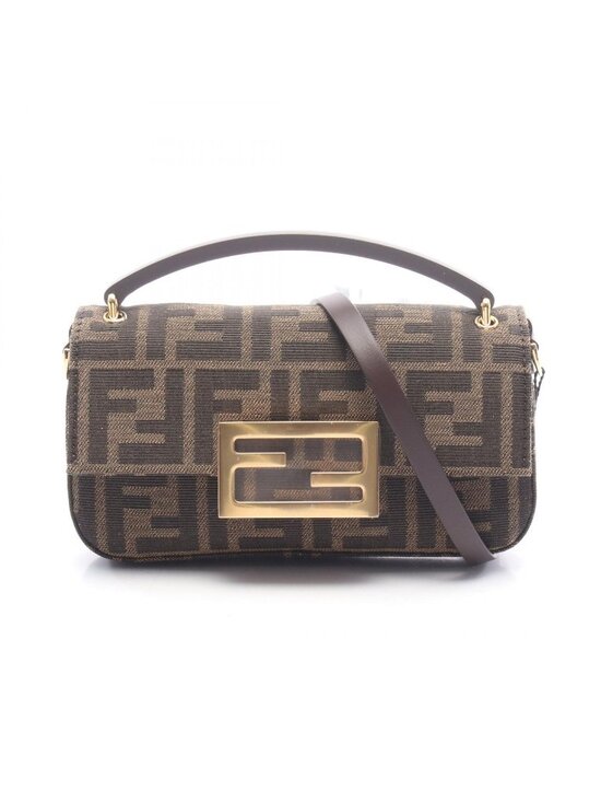 Fendi Handbags - Fendi Shoulder Bag Baguette Smartphone Pouch Zucca 2-Way Canvas Leather